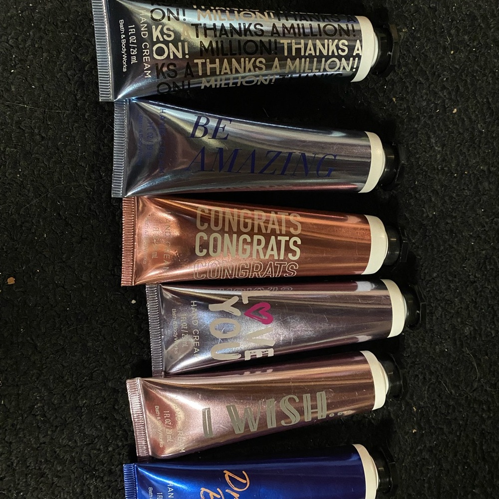 Bath and Body Works super rare hand creams